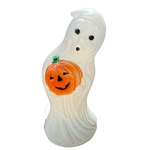 Vintage 36” Blow Mold Ghost Pumpkin Light Up